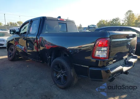 2021 Ram 1500 Big Horn Quad Cab 4X4 6'4 Box from USA, damaged, VIN 1C6SRFBT6MN683623